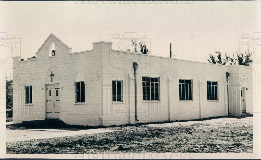 1949 St Petersburg, Florida First Evangelical United Brethren Church Press Photo - Historic Images