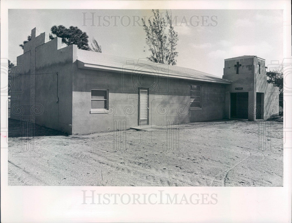 1963 Pinellas Park, Florida First Church of God Press Photo - Historic Images
