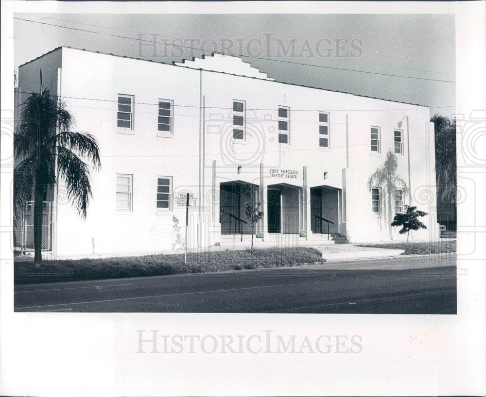 1981 St Petersburg, Florida First Evangelical Baptist Church Press Photo - Historic Images