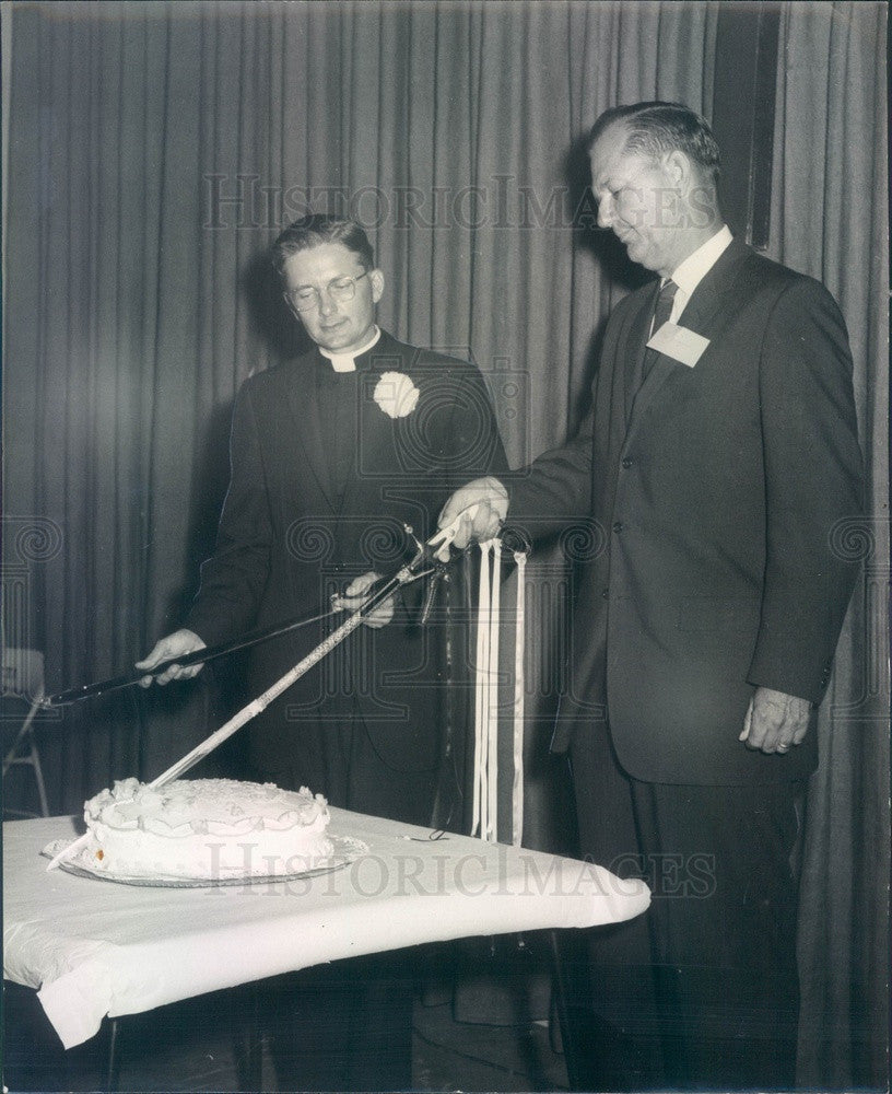 1961 St Petersburg, Florida Lutheran Church of the Holy Comforter Press Photo - Historic Images