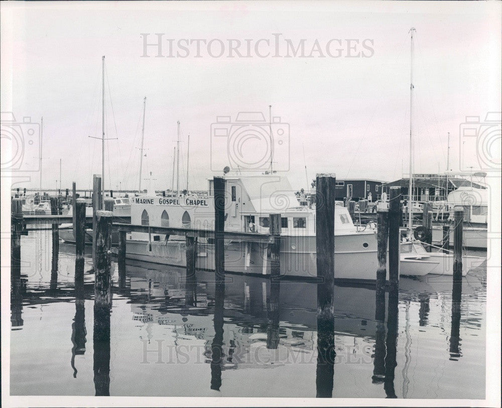 1966 Dunedin, Florida Marine Gospel Chapel Press Photo - Historic Images