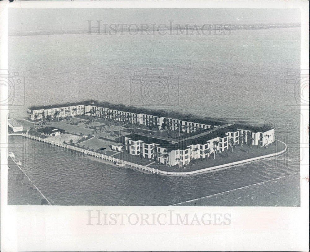 Undated Punta Gorda Isles, Florida Colony Point Complex Aerial View Press Photo - Historic Images