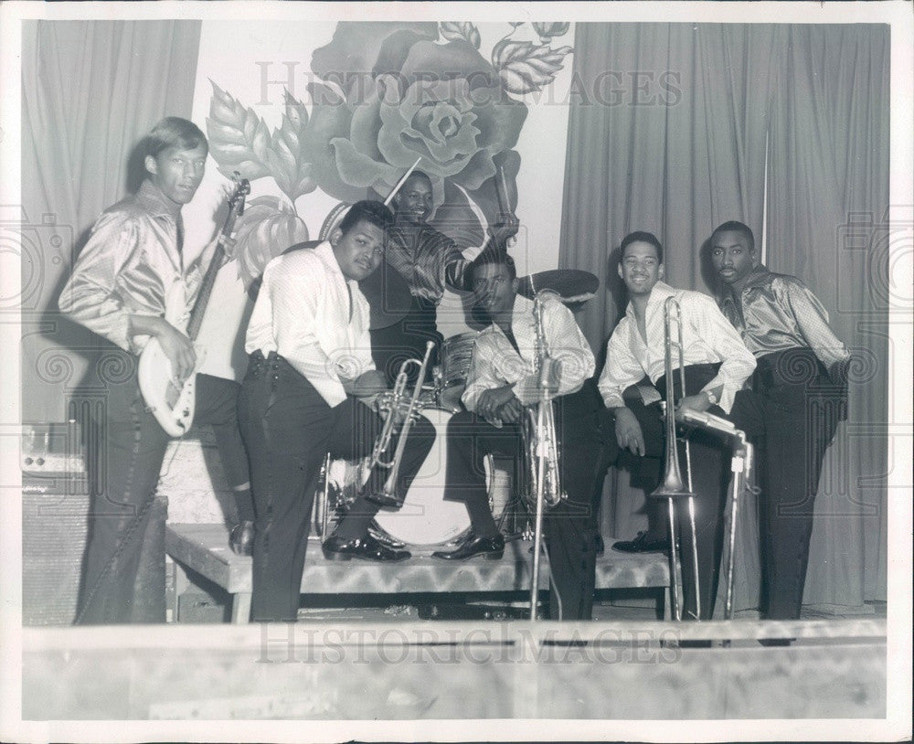 1967 St Petersburg, Florida Musicians Johnny K Dynamites Press Photo - Historic Images