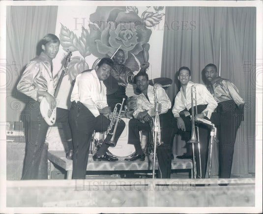 1967 St Petersburg, Florida Musicians Johnny K Dynamites Press Photo - Historic Images