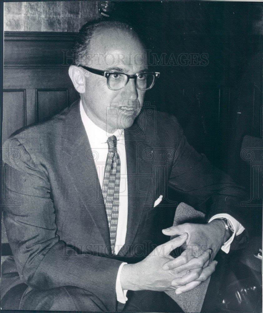 1962 Polio Vaccine Developer Dr. Jonas Salk Press Photo - Historic Images