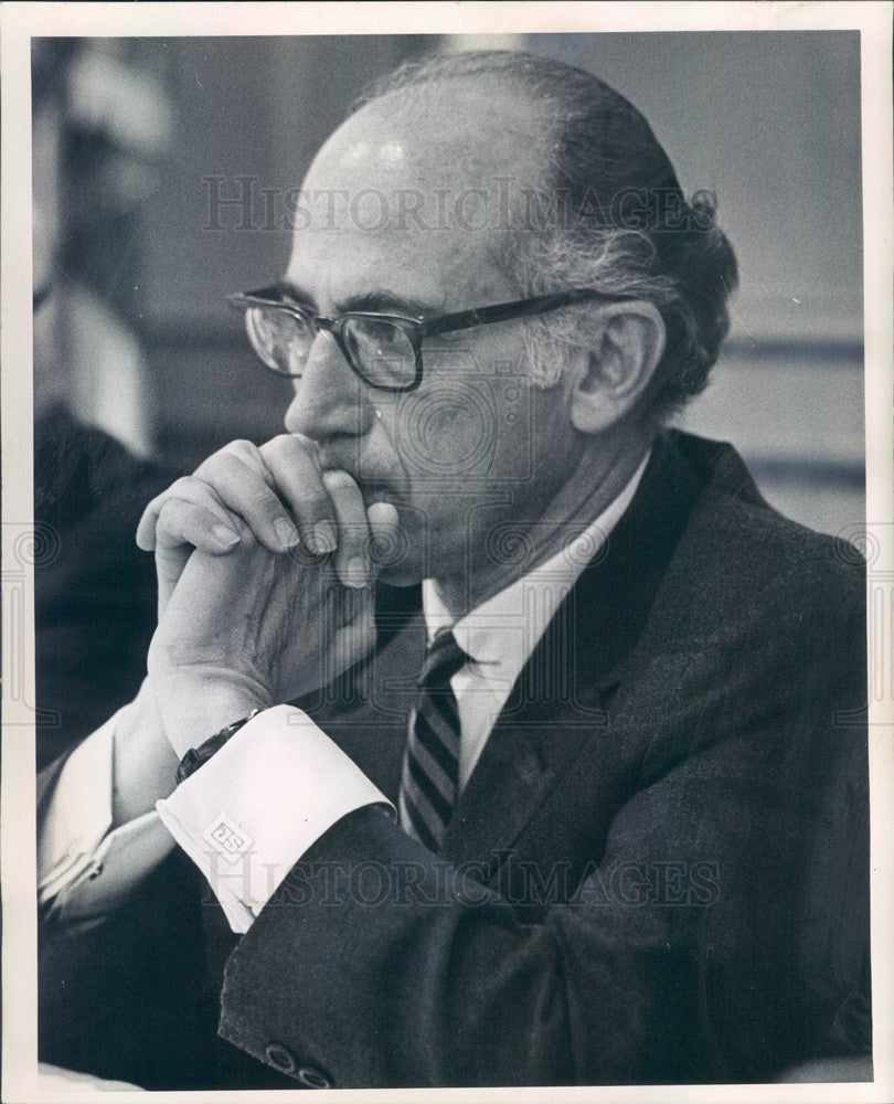 1969 Polio Vaccine Developer Dr. Jonas Salk Press Photo - Historic Images