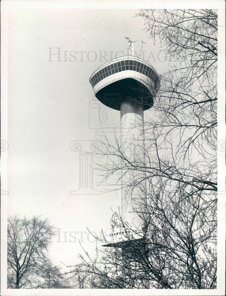 1974 Rotterdam, Netherlands The Euromast Press Photo - Historic Images