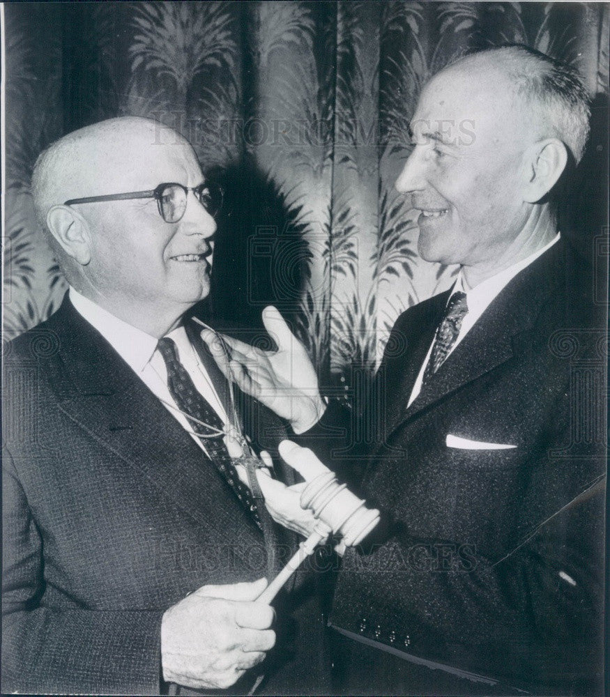 1956 Presbyterian USA Moderators David Proffitt & Dr. Paul Wright Press Photo - Historic Images