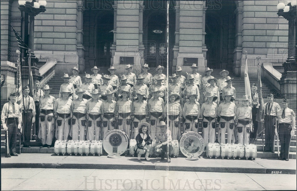 1947 Colorado Forty and Eight Drum and Bugle Corps, National Champs Press Photo - Historic Images