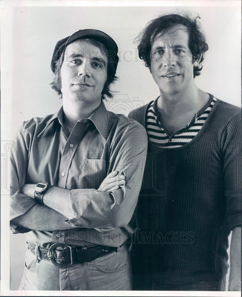 1978 Playwright Eric Baldwin & David Lang Press Photo - Historic Images