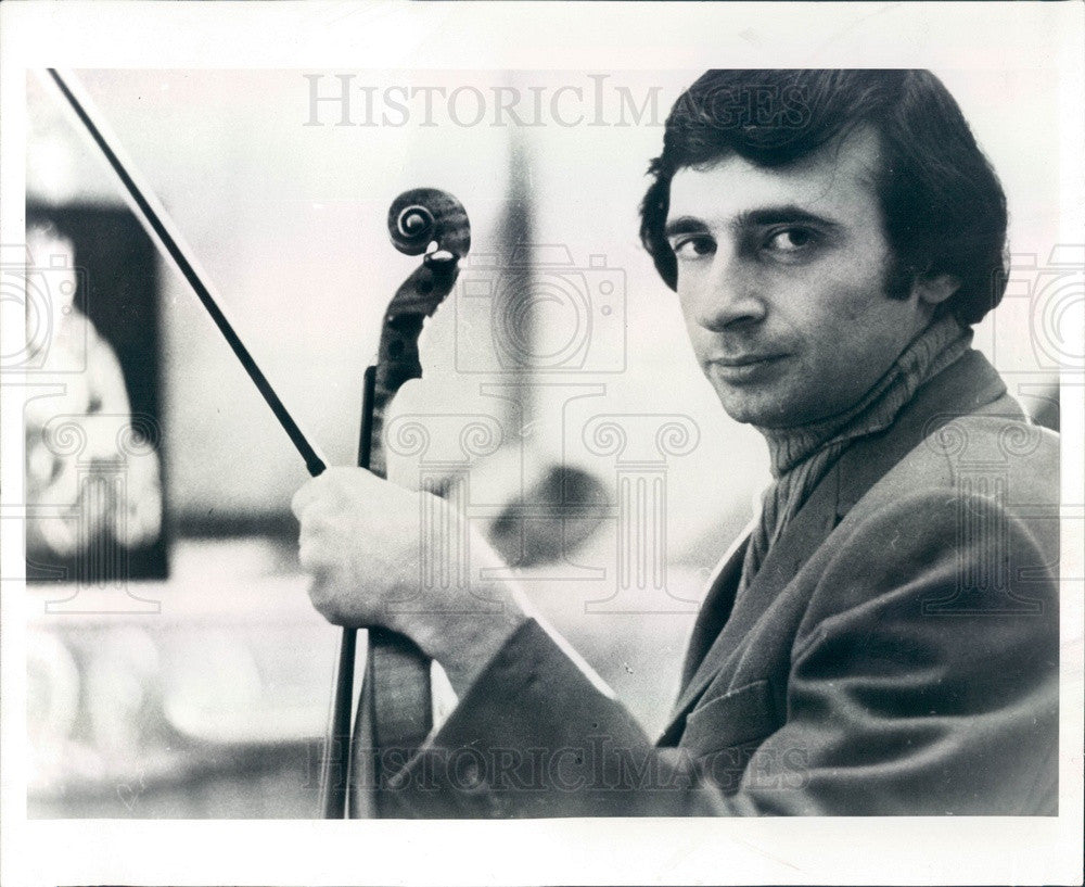 1973 Violinist Nejmi Succari Press Photo - Historic Images