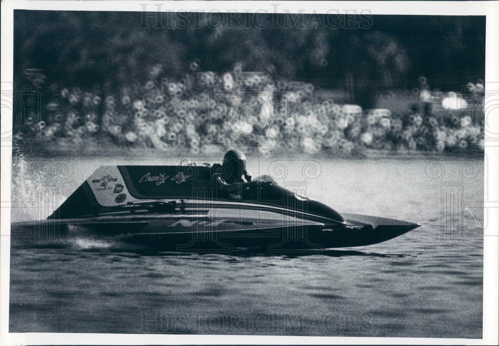 1979 St Petersburg, Florida Hydroplane Boat Country Boy Press Photo - Historic Images