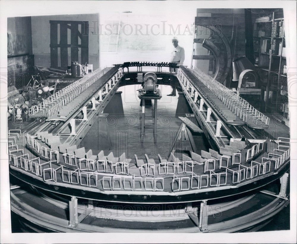 1954 Detroit, Michigan 1928 Rapid Transit Model by Herman Taylor Press Photo - Historic Images