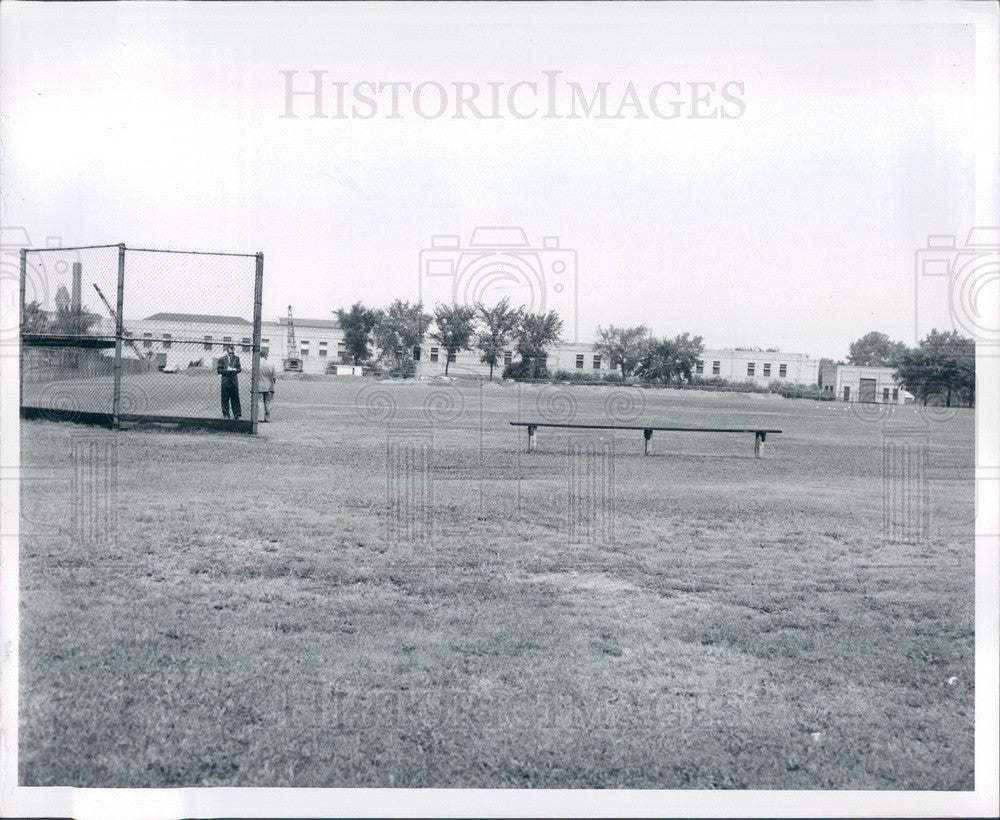 1956 Detroit, Michigan Water Works Park Press Photo - Historic Images