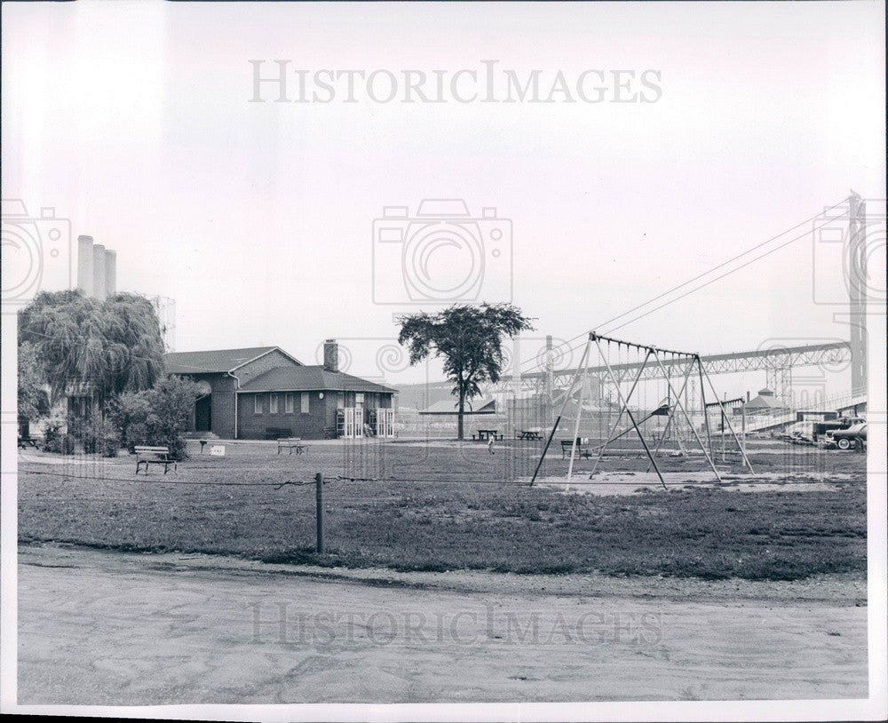 1957 Detroit, Michigan Riverside Park Press Photo - Historic Images