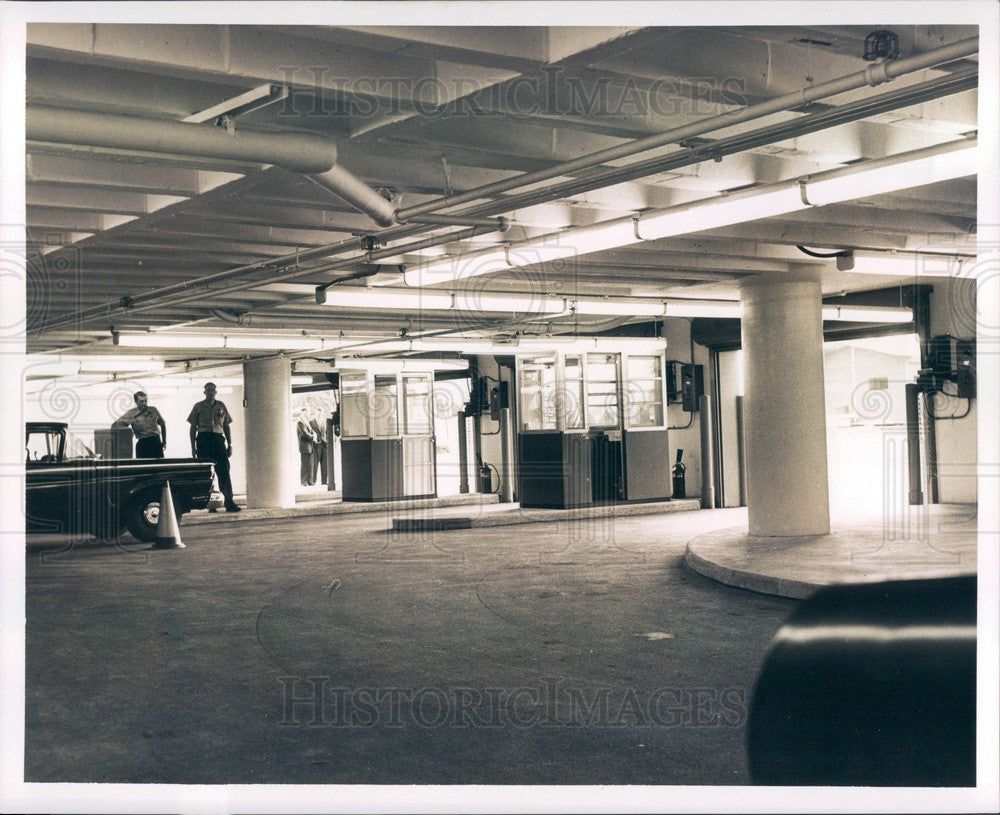 1959 Detroit, Michigan Cobo Parking Garage Press Photo - Historic Images