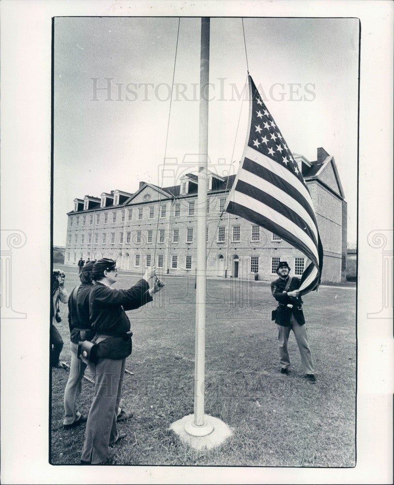 1979 Detroit, Michigan Fort Wayne Museum Troops Press Photo - Historic Images