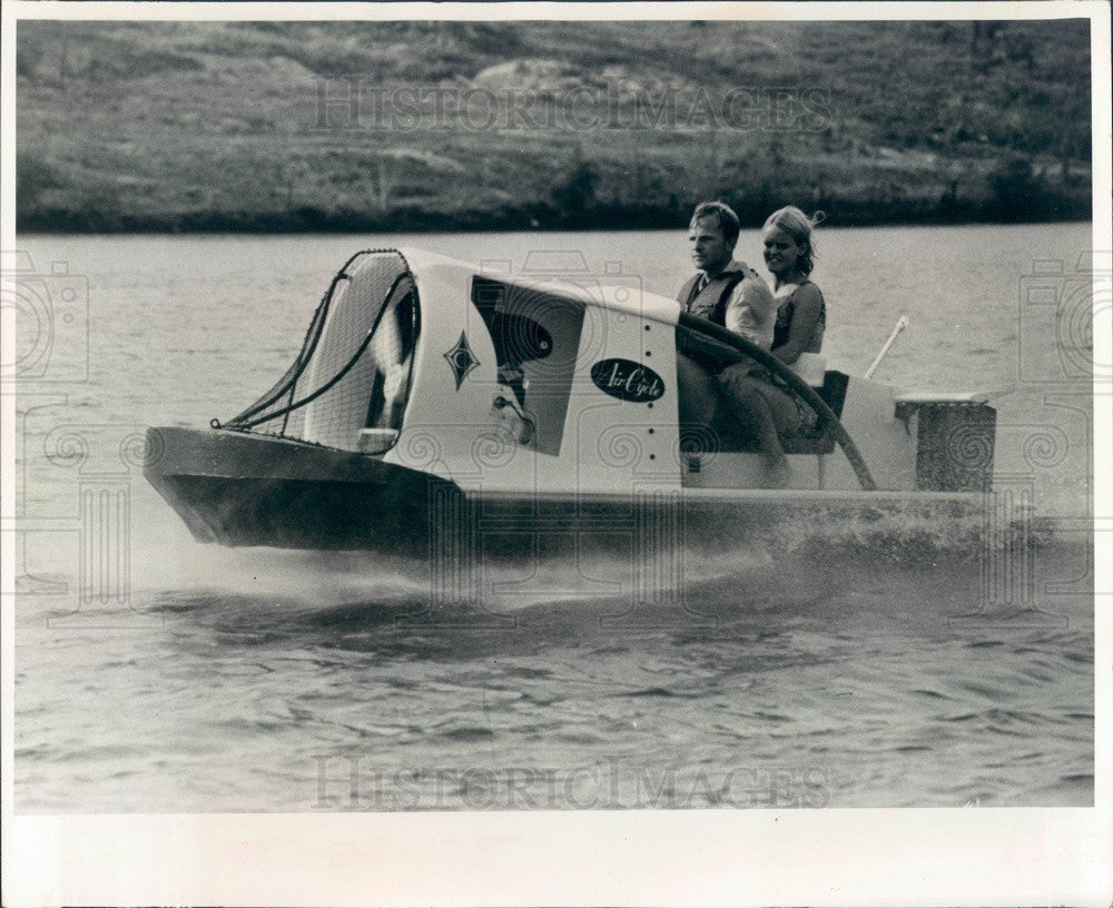 1973 Florida, Air Cycle Boat Press Photo - Historic Images