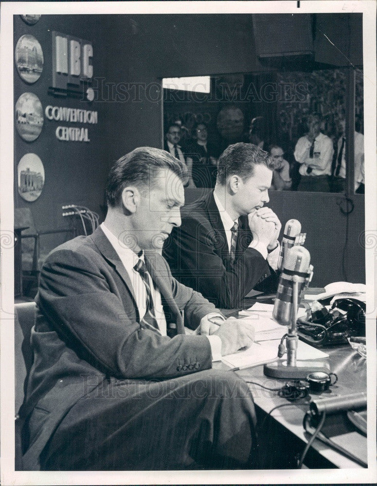 1971 NBC News Anchormen Chet Huntley &amp; David Brinkley Press Photo - Historic Images