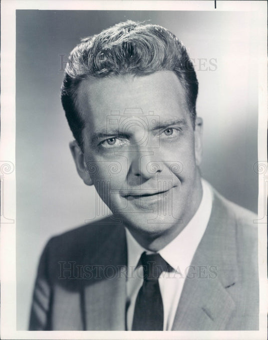 1968 NBC News Anchorman Chet Huntley Press Photo - Historic Images