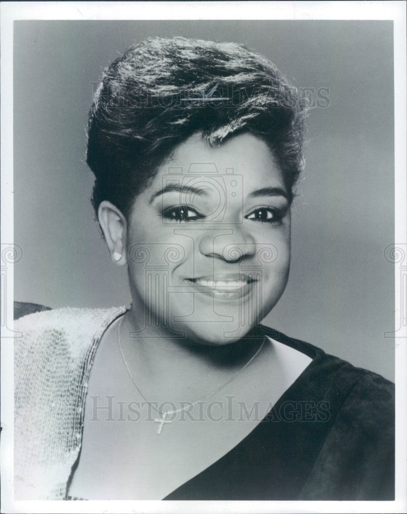 1987 American Singer/Actress Nell Carter Press Photo - Historic Images
