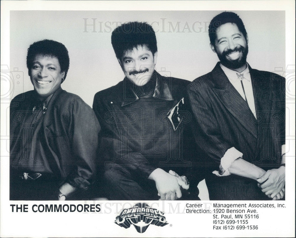 1991 American Funk/Soul Band The Commodores Press Photo - Historic Images