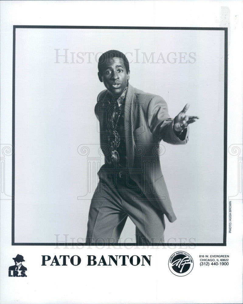 1993 English Reggae Singer Pato Banton Press Photo - Historic Images