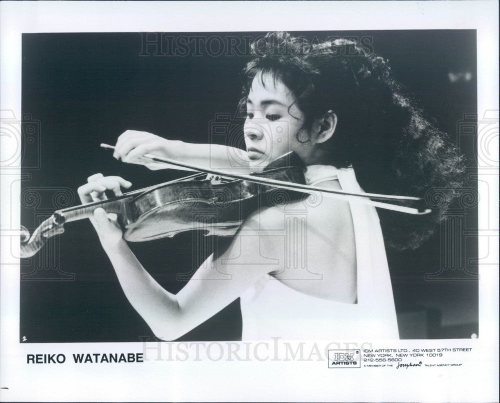 1993 Violinist Reiko Watanabe Press Photo - Historic Images