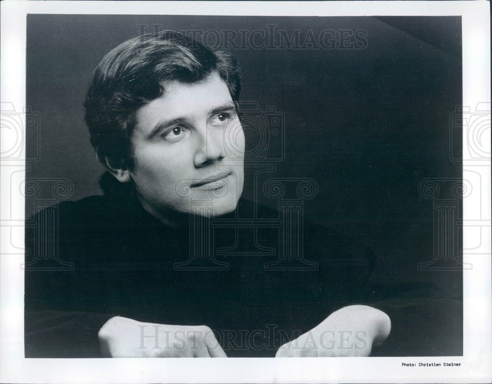 1976 American Pianist Agustin Anievas Press Photo - Historic Images
