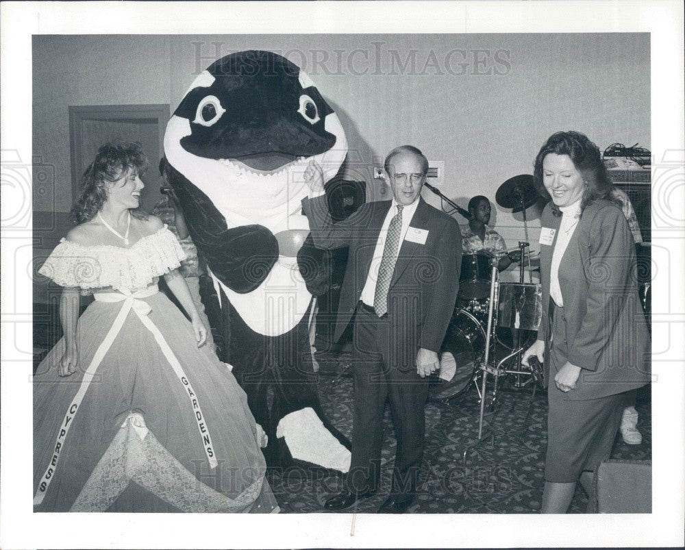 1990 Clearwater, Florida Chamber of Commerce President David Stone Press Photo - Historic Images