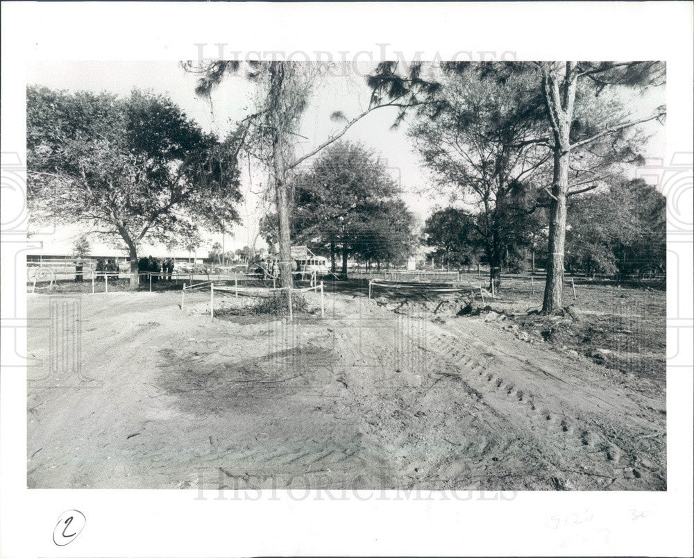 1989 Clearwater, Florida Center Foundation Groundbreaking Press Photo - Historic Images