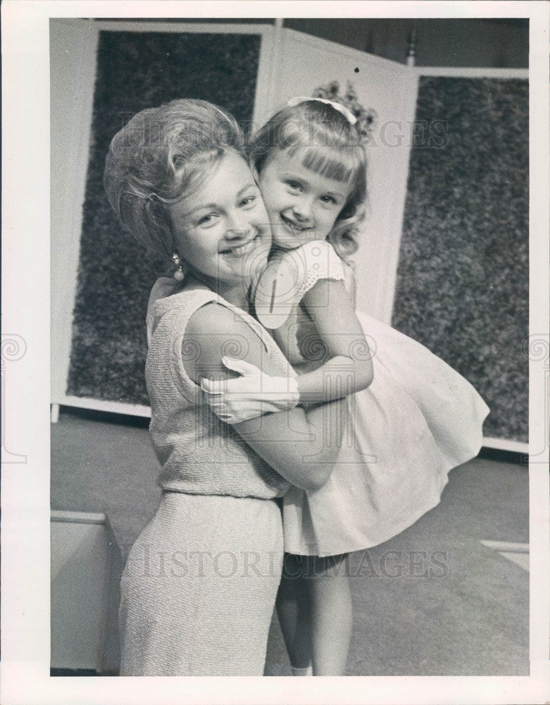 1963 St Petersburg, Florida Jr Miss Maid of Cotton Currine Anderson Press Photo - Historic Images