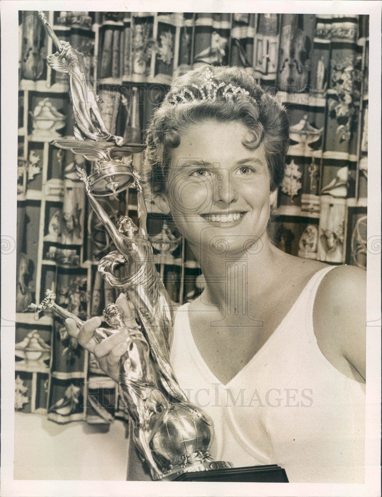 1960 Miss Kenneth City, Florida Grace Ann Amend Press Photo - Historic Images