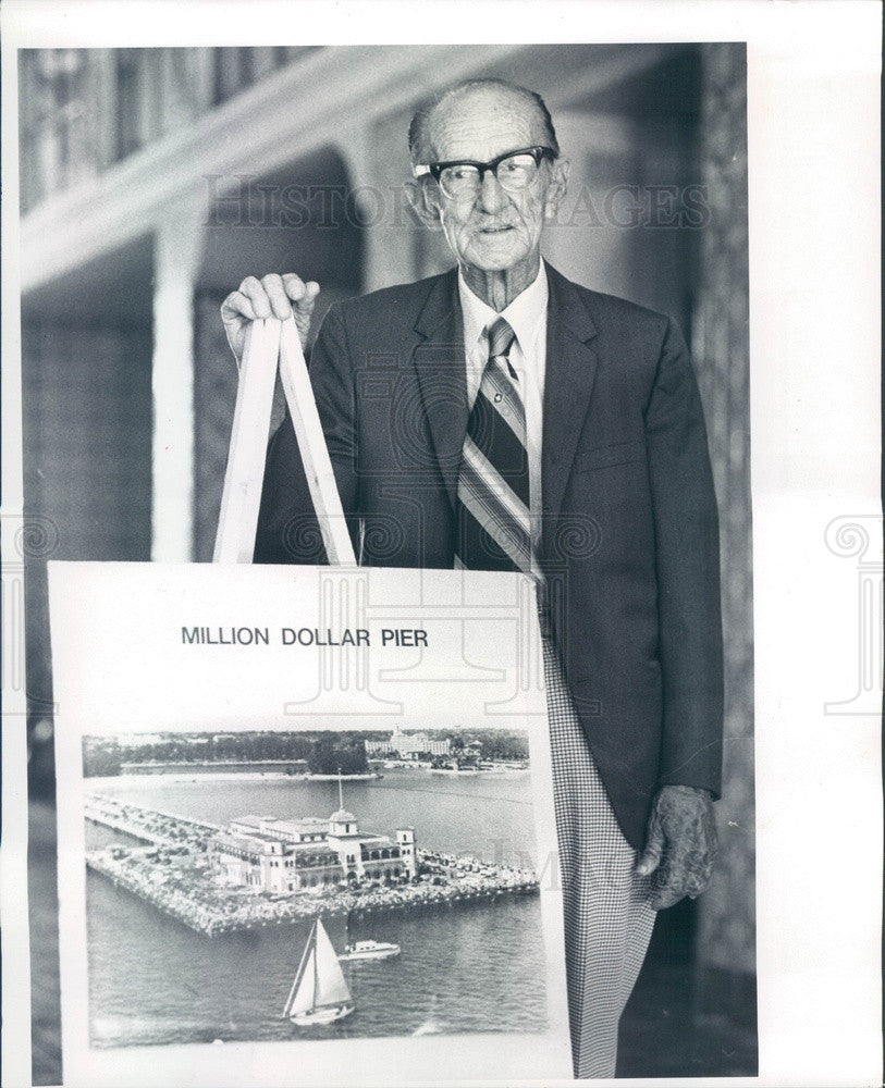 1984 St. Petersburg, Florida Historian Luther Atkins Press Photo - Historic Images