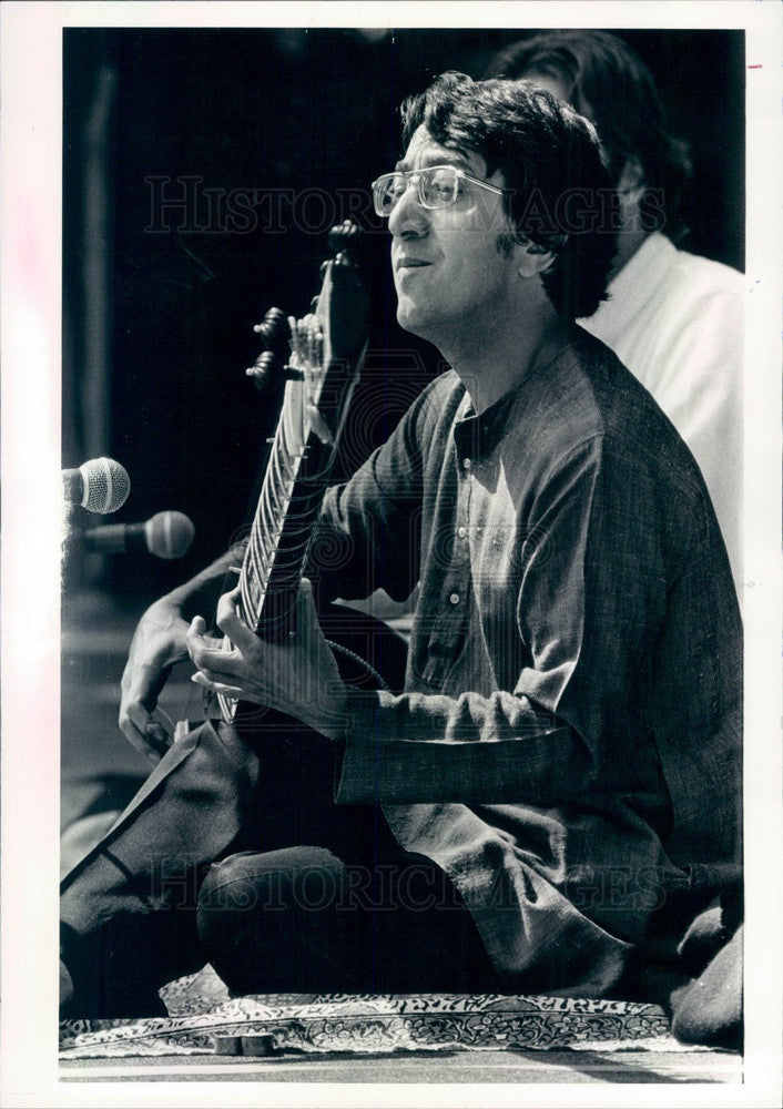 1983 Boulder, Colorado Indian Folk Music Singer David Barshmian Press Photo - Historic Images