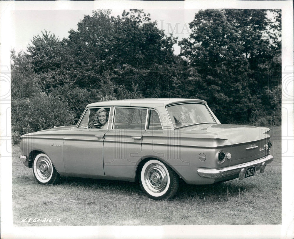 1960 American Motors 1961 Rambler Sedan Automobile Press Photo - Historic Images