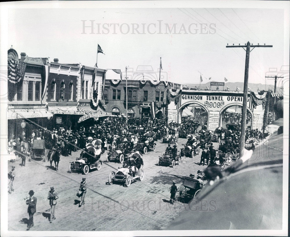 1972 Montrose, Colorado Gunnison Tunnel Dedication in 1909 Press Photo - Historic Images