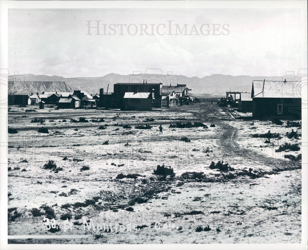 1972 Montrose, CO Desolate Land Before Gunnison Tunnel Completion Press Photo - Historic Images