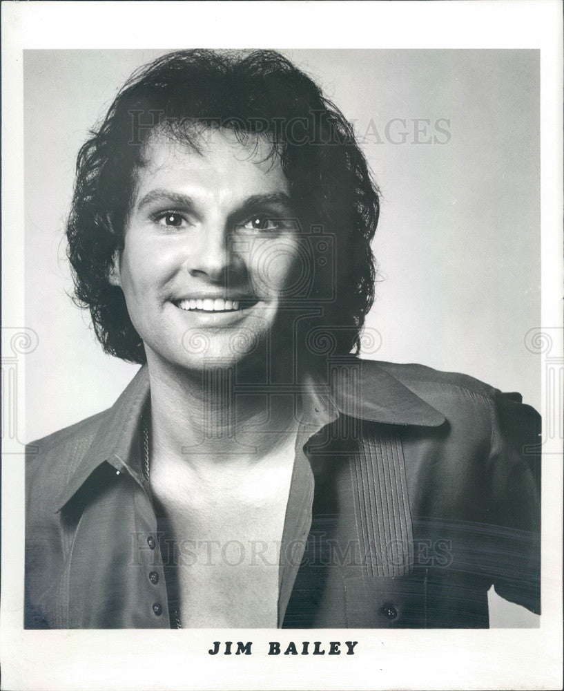 1977 Female Impersonator, Actor, Singer Jim Bailey Press Photo - Historic Images