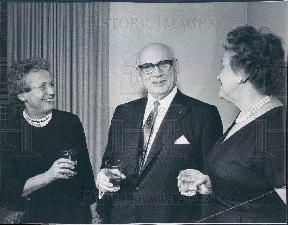 1960 American Impresario Sol Hurok Press Photo - Historic Images