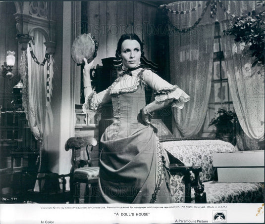 1973 Actress Claire Bloom in Film A Doll's House Press Photo - Historic Images