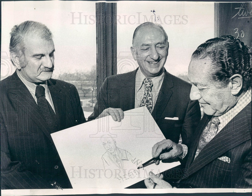 1973 Pulitzer Prize Winning Cartoonist Herbert Block, Herblock Press Photo - Historic Images