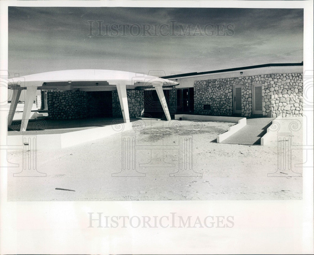 1965 Pinellas County, Florida Fort De Soto Park Restaurant Press Photo - Historic Images