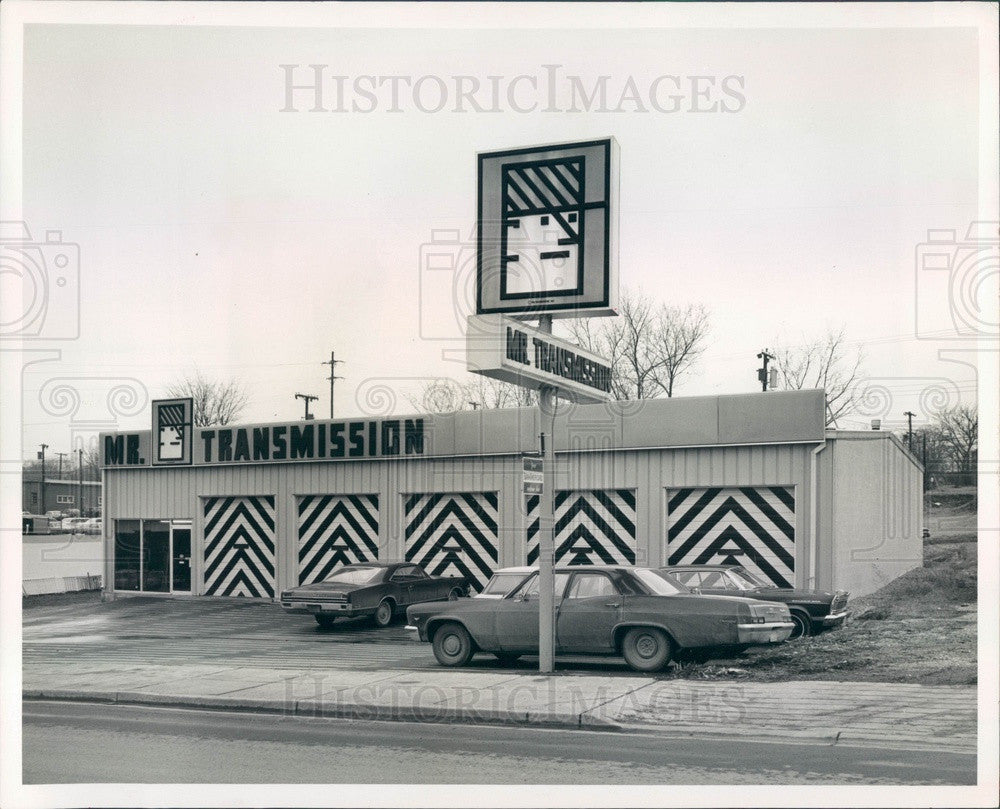 1970 Nashville, Tennessee Mr. Transmission Shop Press Photo - Historic Images