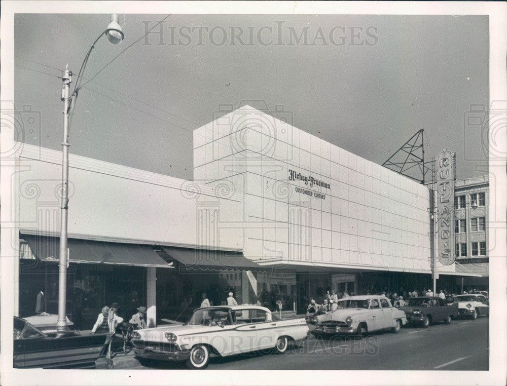 1961 St Petersburg, Florida Rutland&#39;s Men&#39;s Store Press Photo - Historic Images