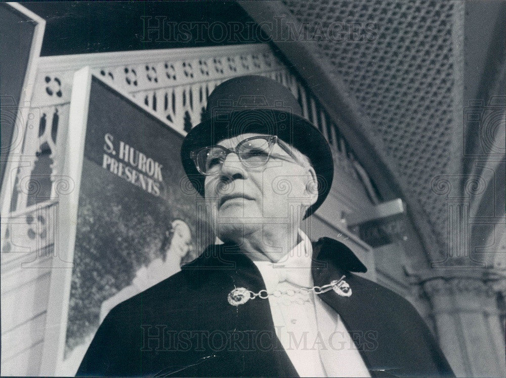 1968 American Impresario Sol Hurok Press Photo - Historic Images