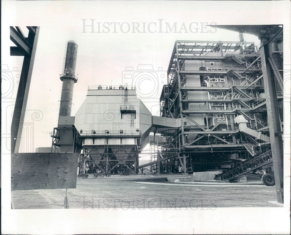 1983 Pinellas County, Florida Garbage Incinerator Plant Press Photo - Historic Images