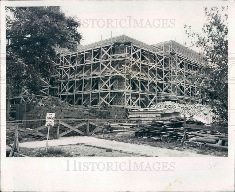 1949 St Petersburg, FL Pinellas County Office Building Construction Press Photo - Historic Images