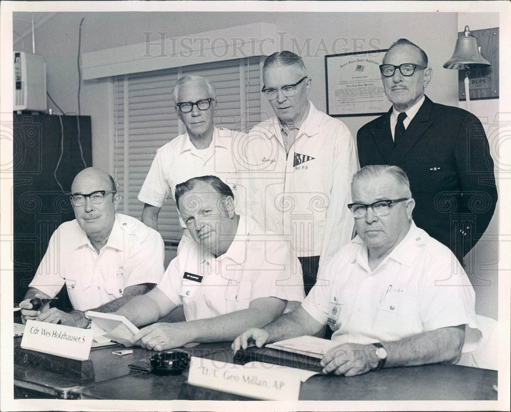 1971 Treasure Island, Florida Boca Ciega Power Squadron Board Press Photo - Historic Images