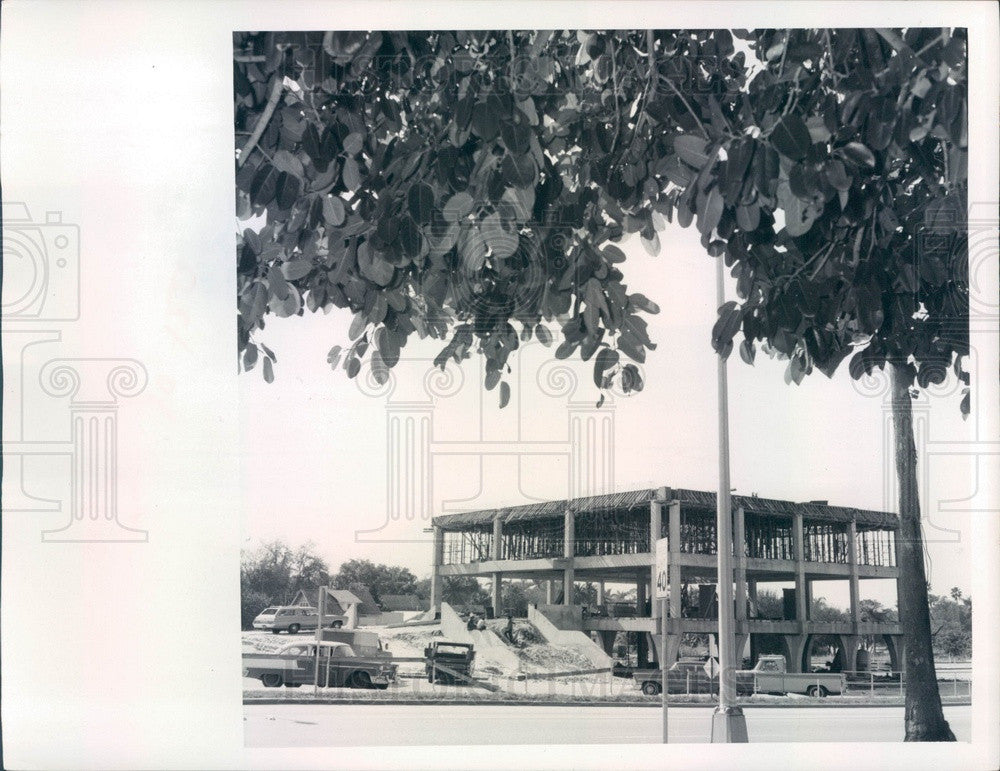 1969 Bradenton, Florida City Hall Construction Press Photo - Historic Images